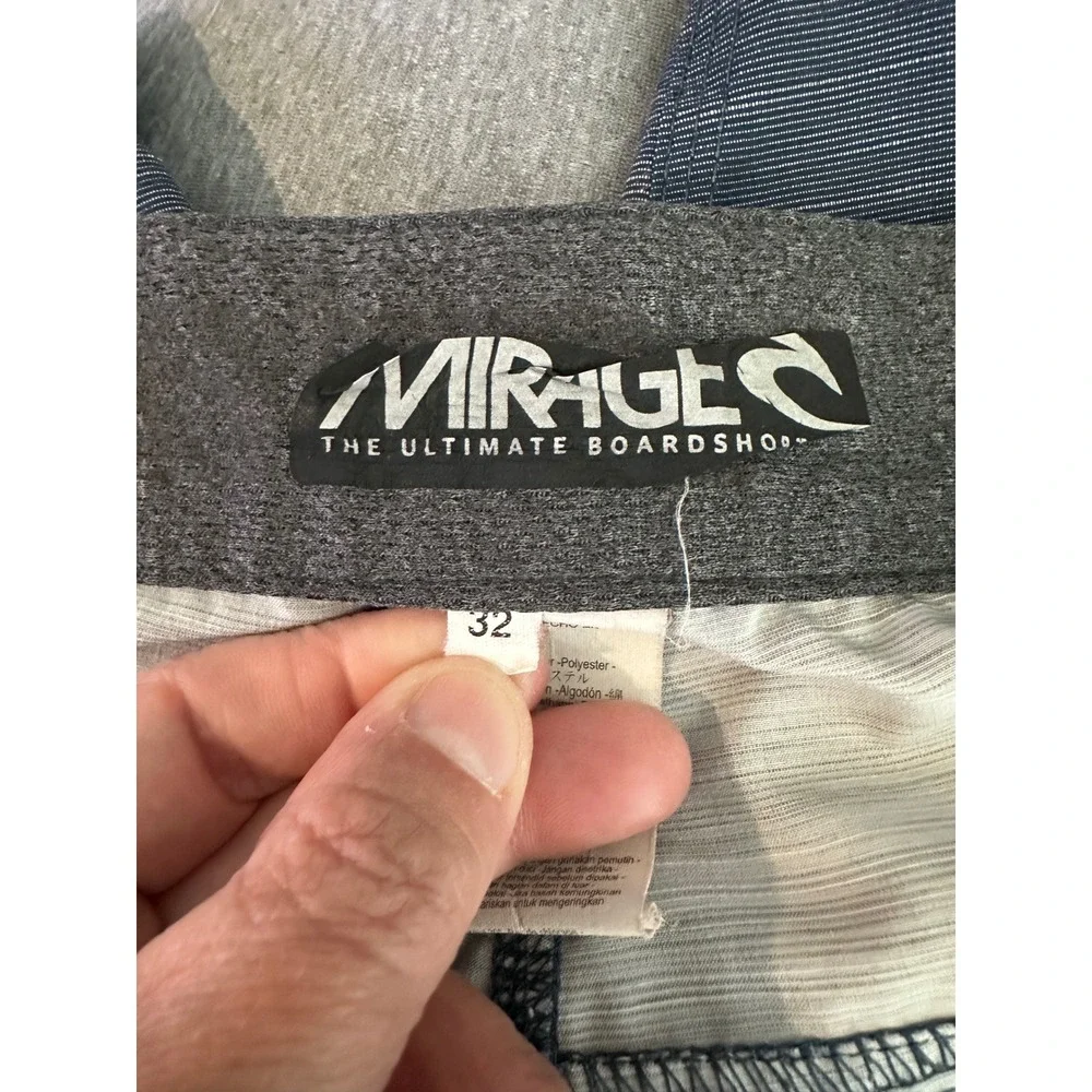 Rip Curl Board Shorts Mens 32 Blue Mirage Colorblock Surf Trunks Swimwear 7259